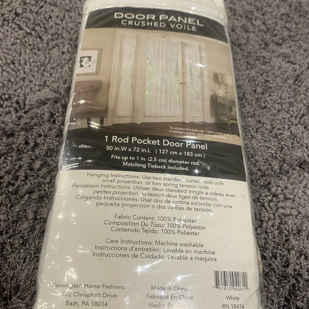 Kensington Home Fashions light filtering